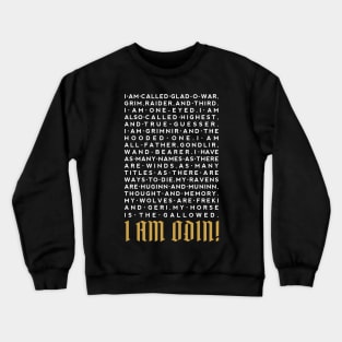 I Am Odin - I Crewneck Sweatshirt